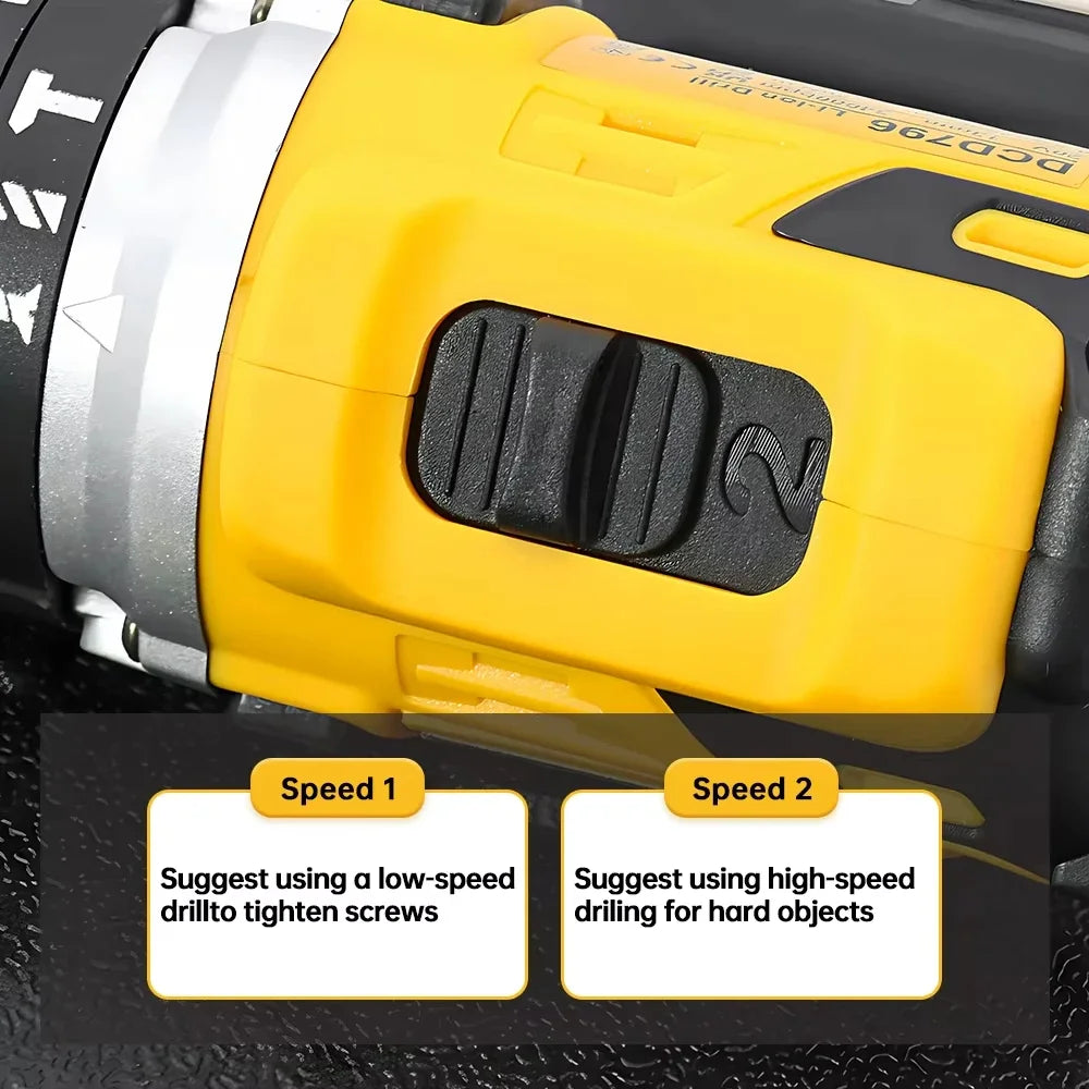 DeWalt DCD796 Cordless Brushless Impact Drill Kit Pro