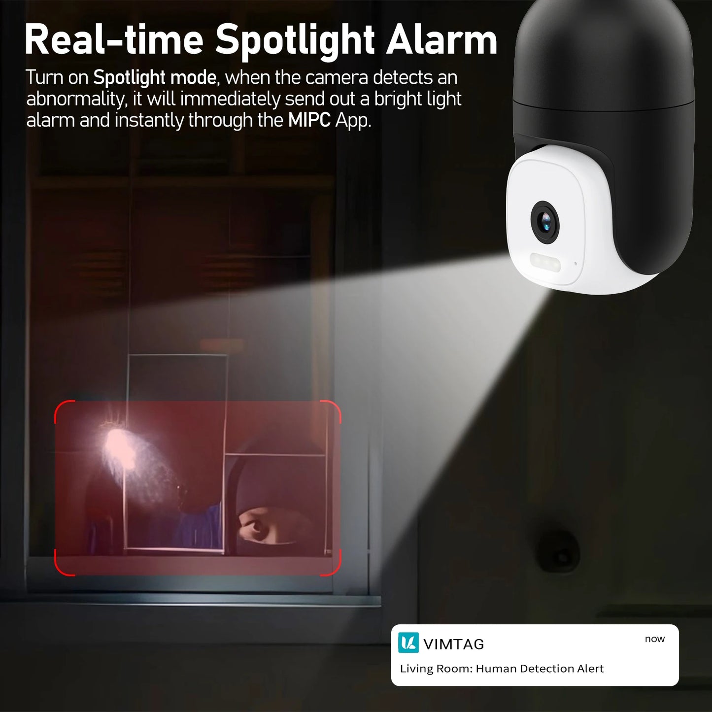 E27 Light Bulb Camera WIFI Outdoor Security Camera 360° PTZ PIR Smart Light Auto Track Waterproof CCTV Surveillance Camera IP