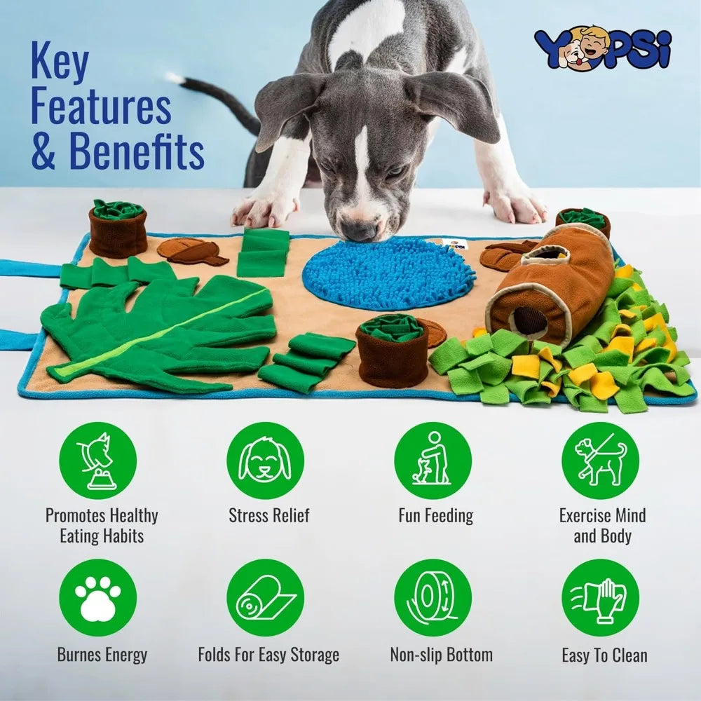 Multifunctional Durable Snuffle Mat For Dogs Captivating Sniffing Toy Enrichment