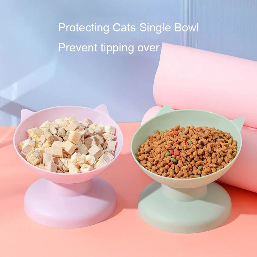 Hign-concerned ElevatedDesign FelineCompanion CaninePet FeedingNutrition HydrationSystem Bowl NonspillGuard