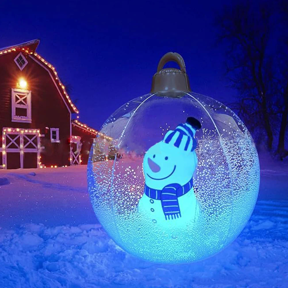 Shunmaii Inflatable Christmas Ball With LED Light Remote Control