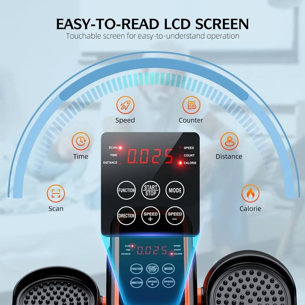 YTYIN Portable Electric Under Desk Elliptical Exercise Machine