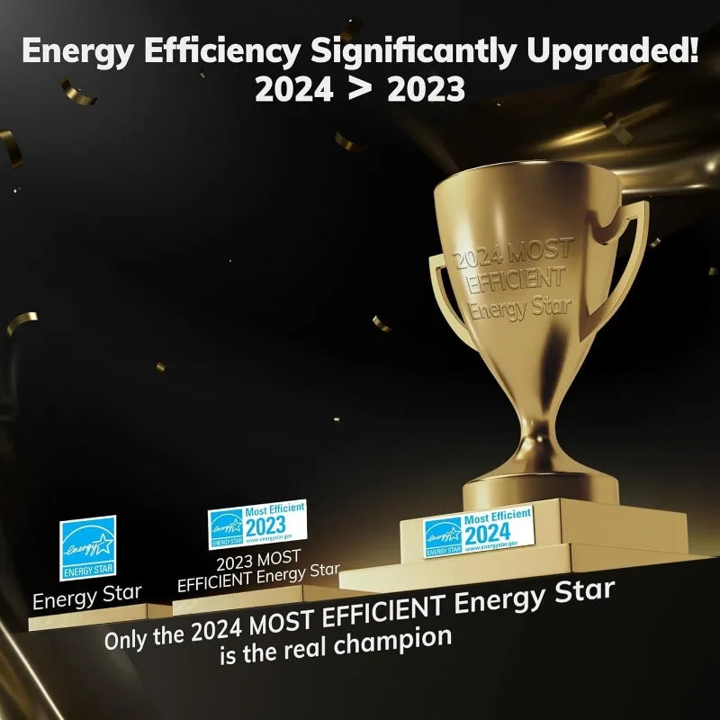 4500 Sq.Ft Most Efficient Energy Star 2024 Dehumidifier,AEOCKY 52 Pint/Day (Max 80 Pint/D) Smart Compressor Dehumidifier