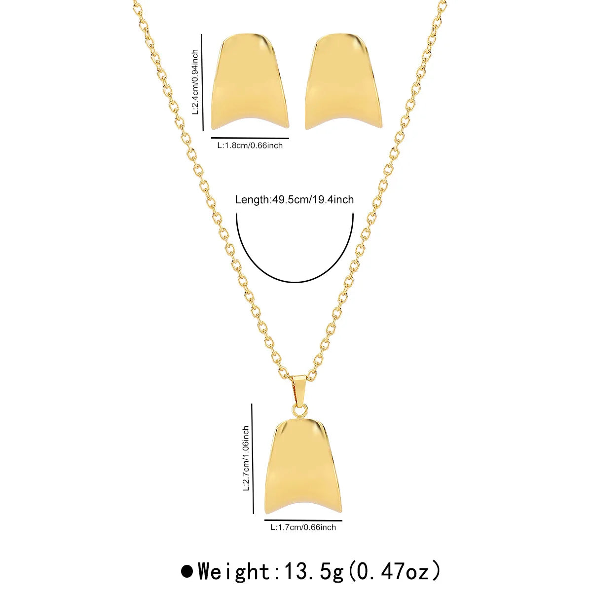 Guangdong 14K Geometric Pendant Necklace For Women