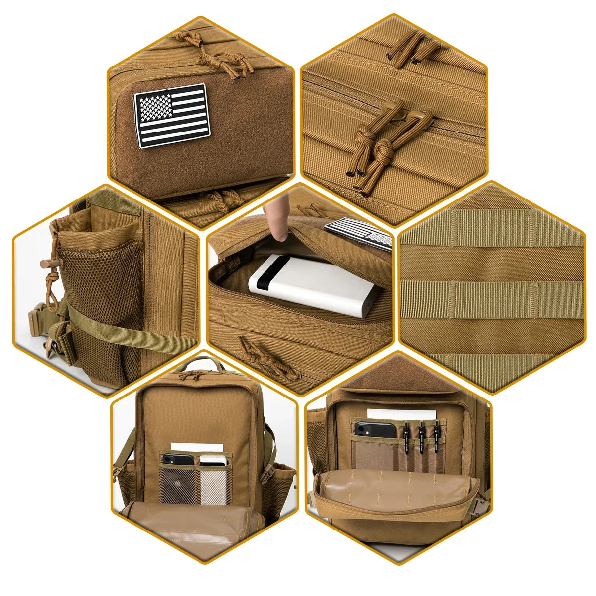 ReFire Gear Tactical Backpack For Outdoor Hiking Rucksack