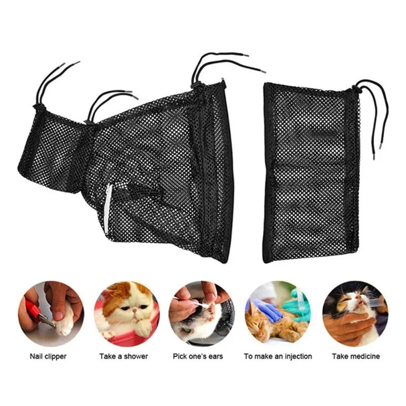 Charging Time Professional Cat Bathing Grooming ShowerBag Deluxe Restraint System