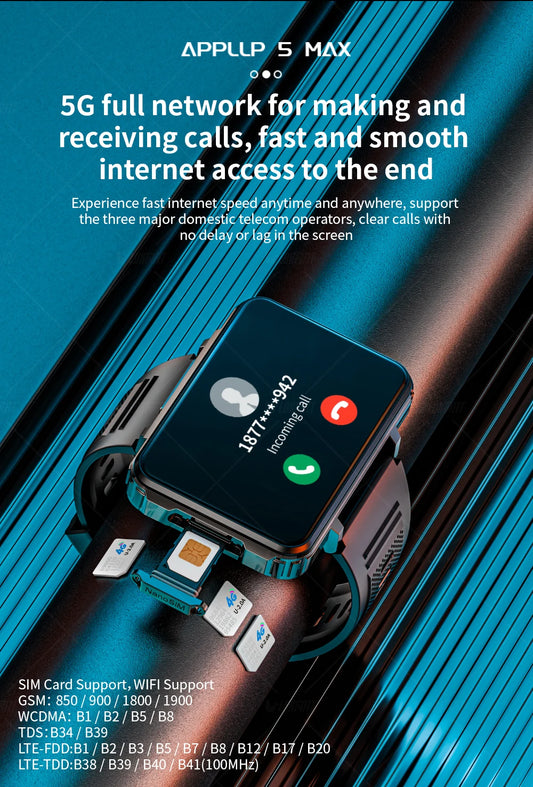 LOKMAT APPLLP 5 MAX Android Watch Phone Square Screen