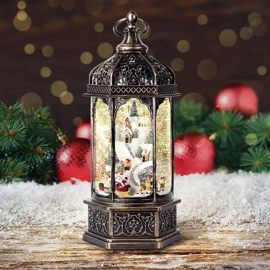 Christmas Musical Snow Globe With 8 Songs And 6H Timer