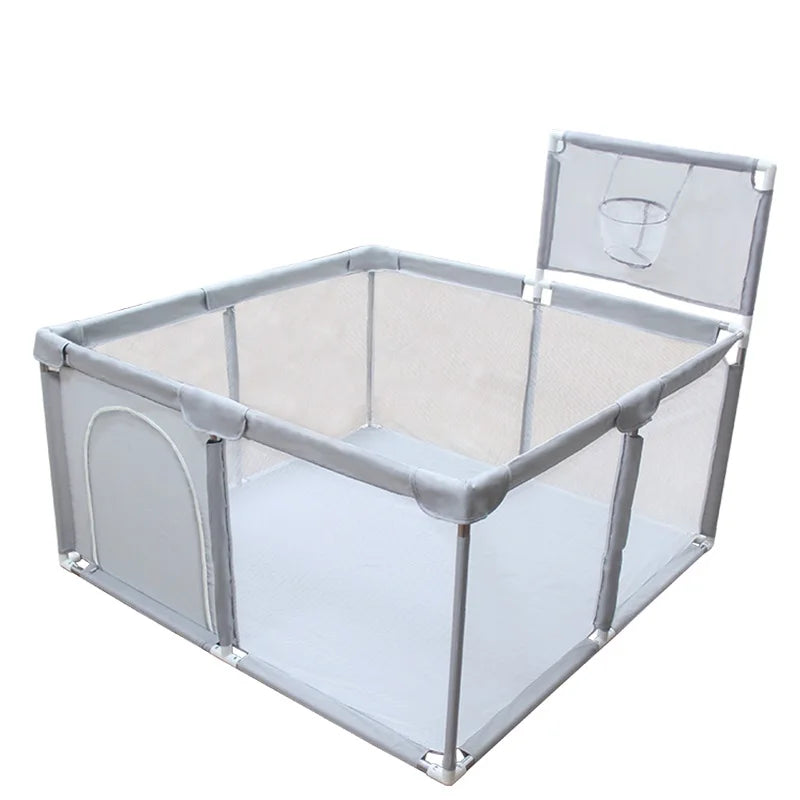 IMBABY Baby Playpens Cartoon Baby Corralitos with Protective Angle Playpen for Children Indoor Game Parks for Baby Playground