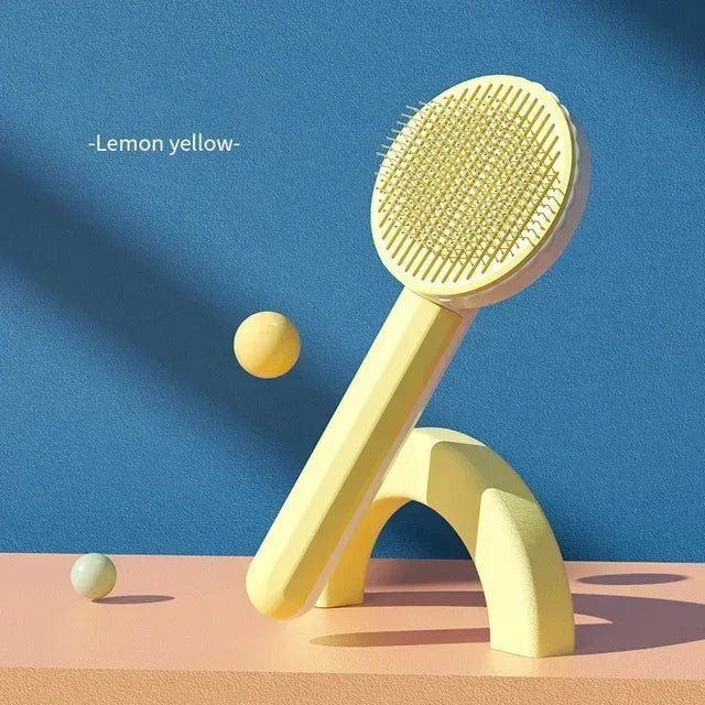 Cat Grooming Brush For Cats ProfessionalGrade HairRemoval Tool OneClickRemover Durable