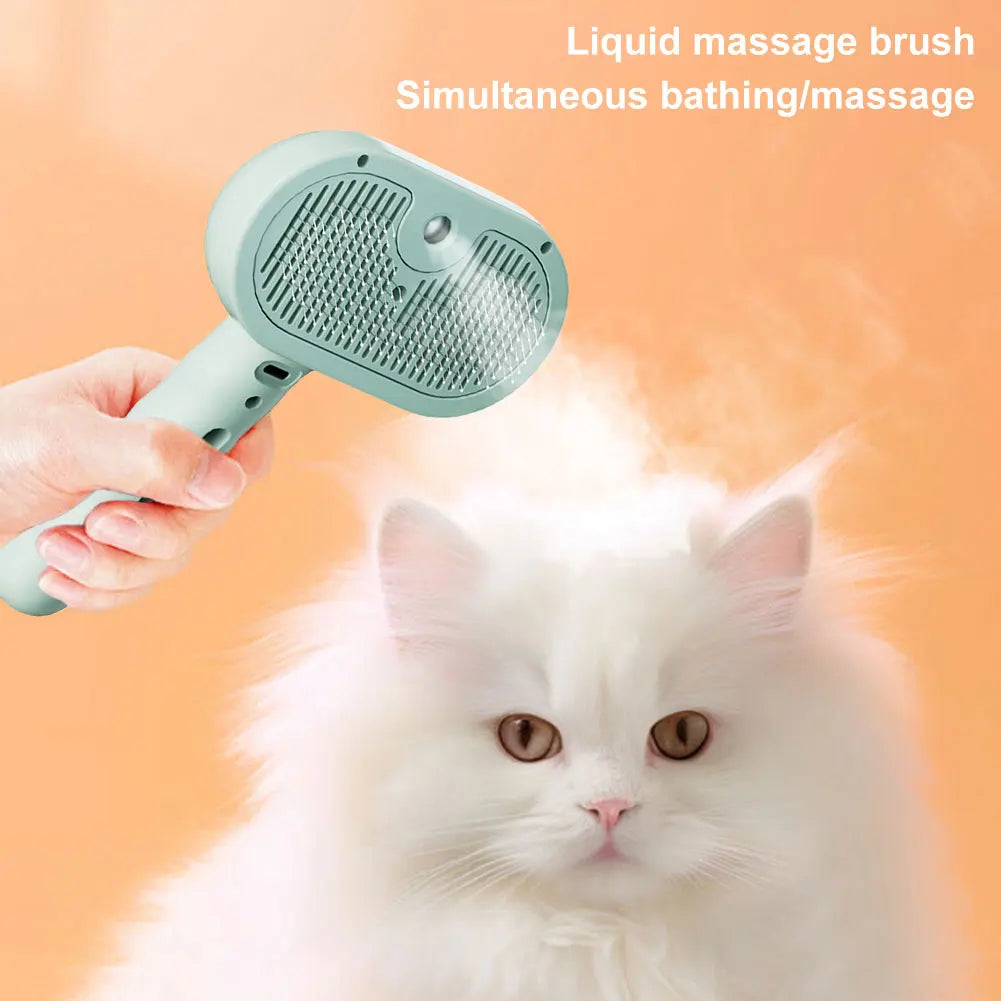 Shunmaii AllInOne Cat Steam Brush For ComprehensivePrecision Pet Grooming Solutions