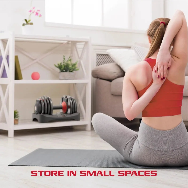 FitRx Adjustable Dumbbells SmartBell Set with Quick-Select Weights