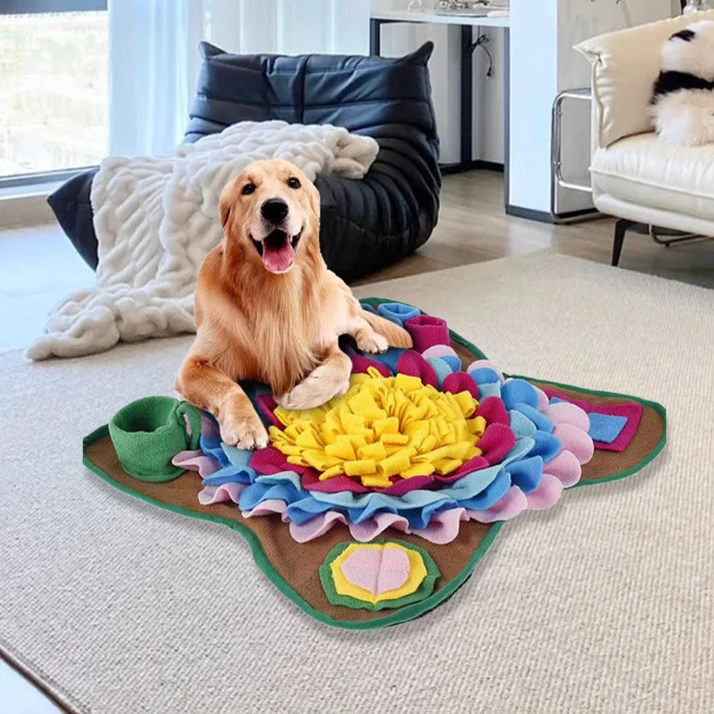 Shunmaii Pet SnufflePuzzle Feeding Mat ForagingSkillDevelopment Nose Training Pad Enrichment