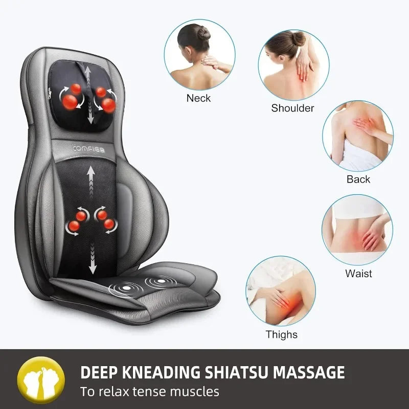 Comfier Shiatsu Neck Back Massager Heat And App Control