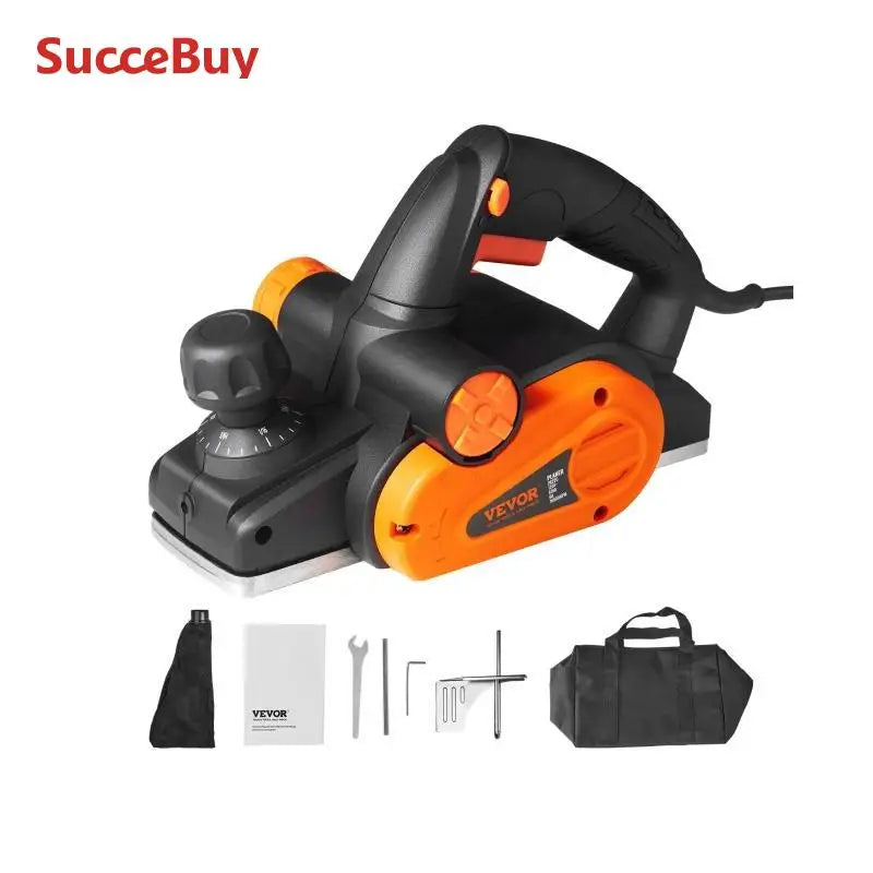 SucceBuy Corded Electric Hand Planer High Speed 16500 RPM