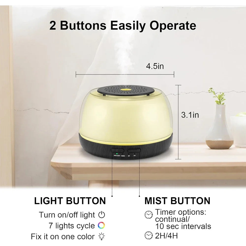 Hign-concerned Aromatherapy Essential Oil Diffuser With Remote Control