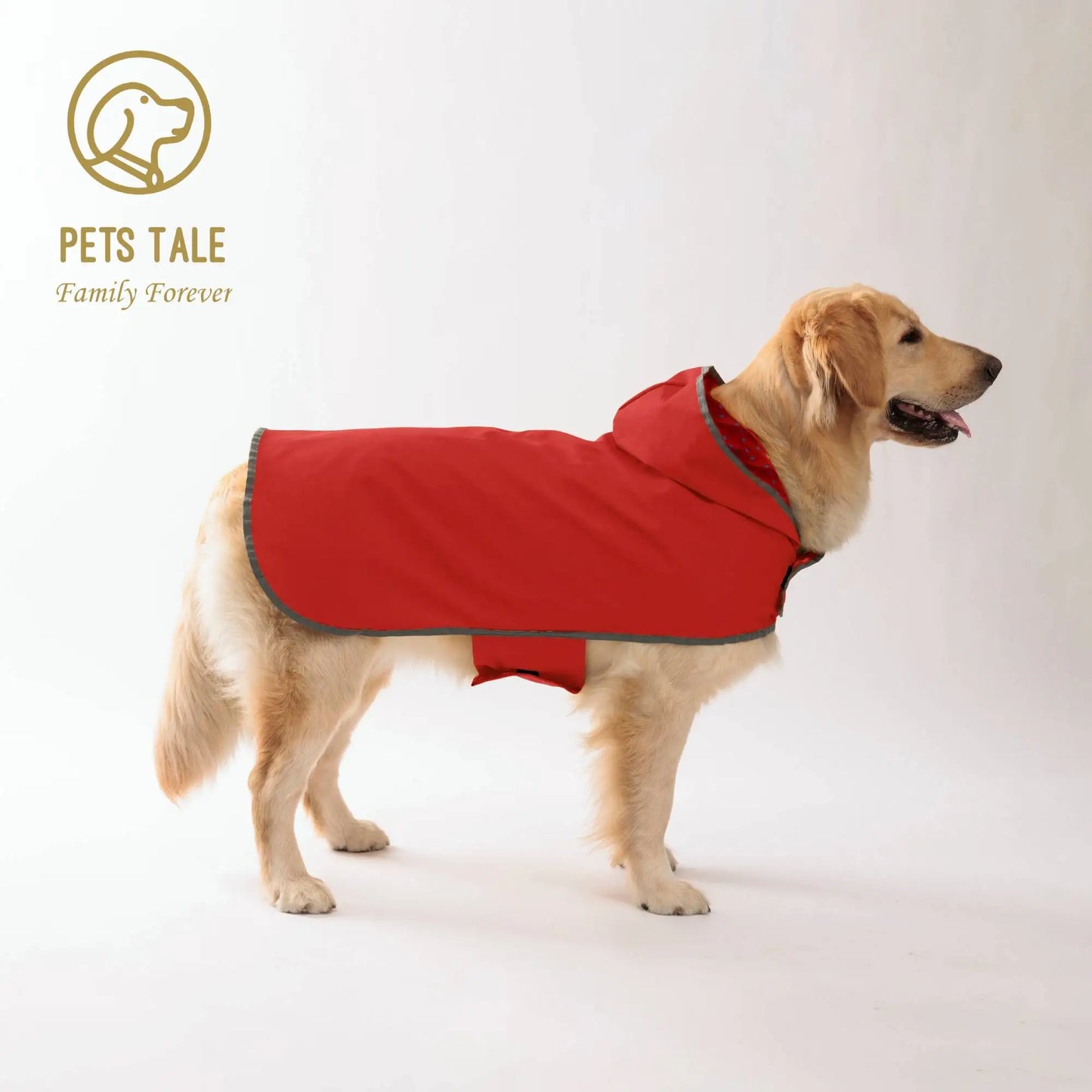 PETS TALE All Weather Dog Raincoat DualSided Waterproof Coat AllSeasonProtection