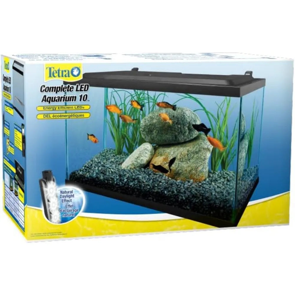 TIFICY Tetra Tropical Fish Tank Kit LEDLightingSystem SuperModuleFreshwaterAquarium