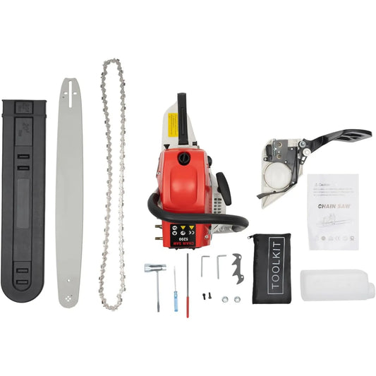 Chainsaw 52cc 2 Stroke Gasoline Portable Woodcutting