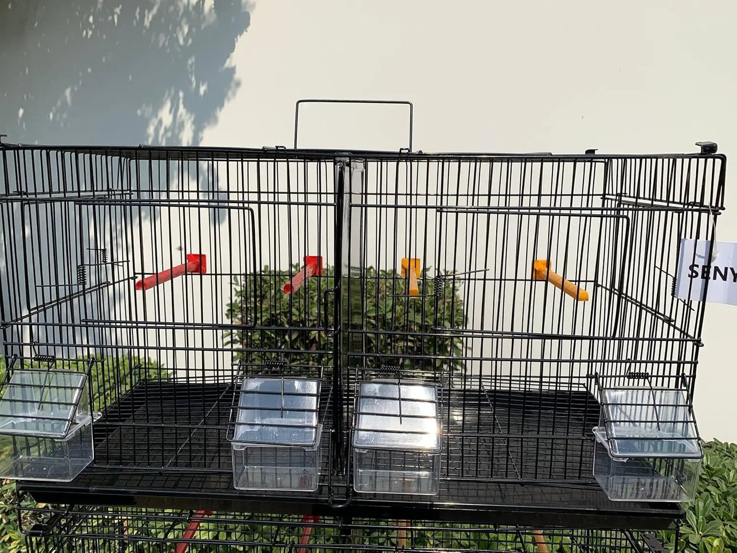 XMSJ Stackable Breeding Bird Cage For Canary Finch