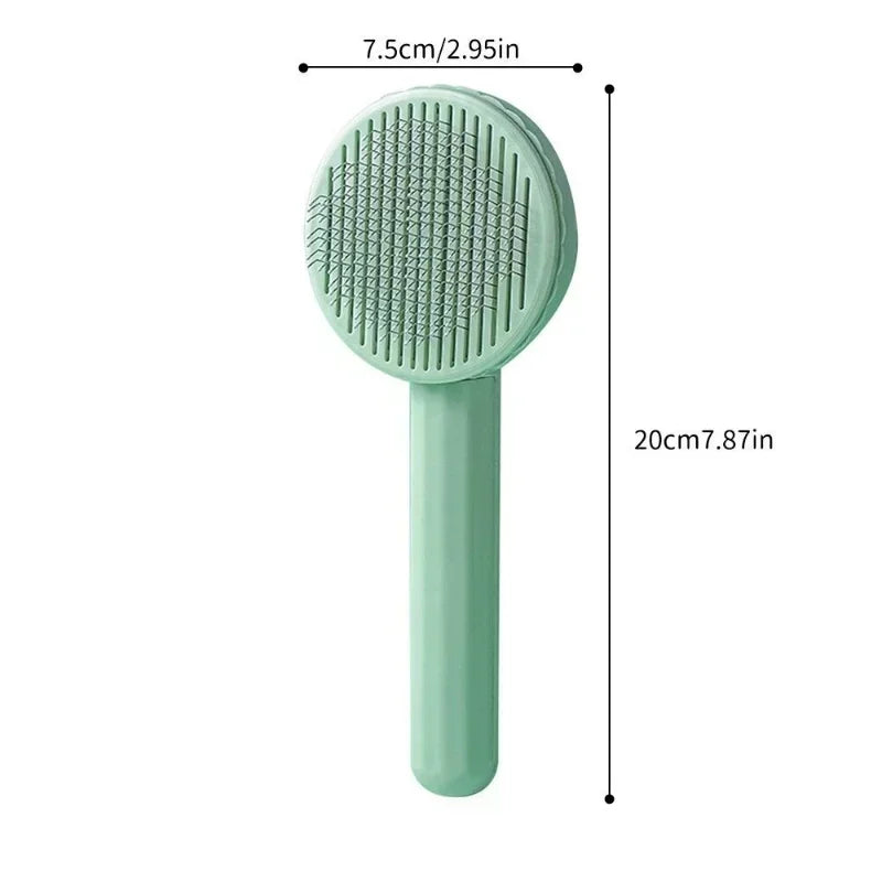 Cat Grooming Brush For Cats ProfessionalGrade HairRemoval Tool OneClickRemover Durable