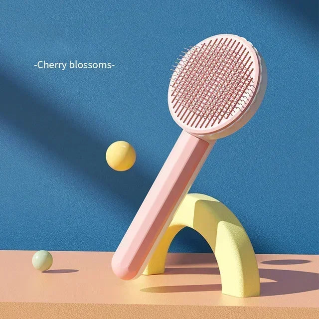 Cat Grooming Brush For Cats ProfessionalGrade HairRemoval Tool OneClickRemover Durable