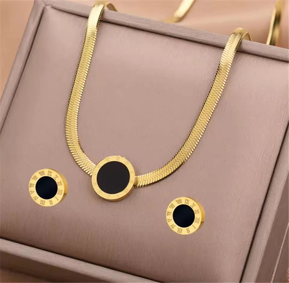 Fine Or Fashion Stainless Steel Jewelry Necklace Earrings