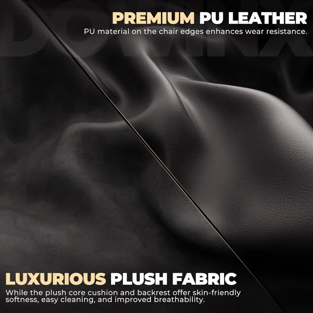 Ergonomic PU Leather Gaming Chair With Lumbar Support