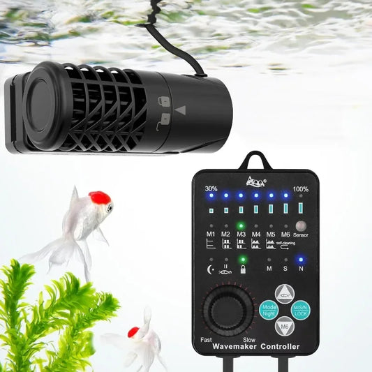High Aquarium Wave Maker Magnetic Adjustable Crossflow Pump Controller 1059GPHWater