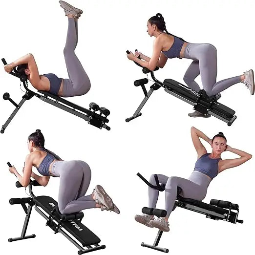 Ab Workout Machine with LCD Monitor for Home Gym
