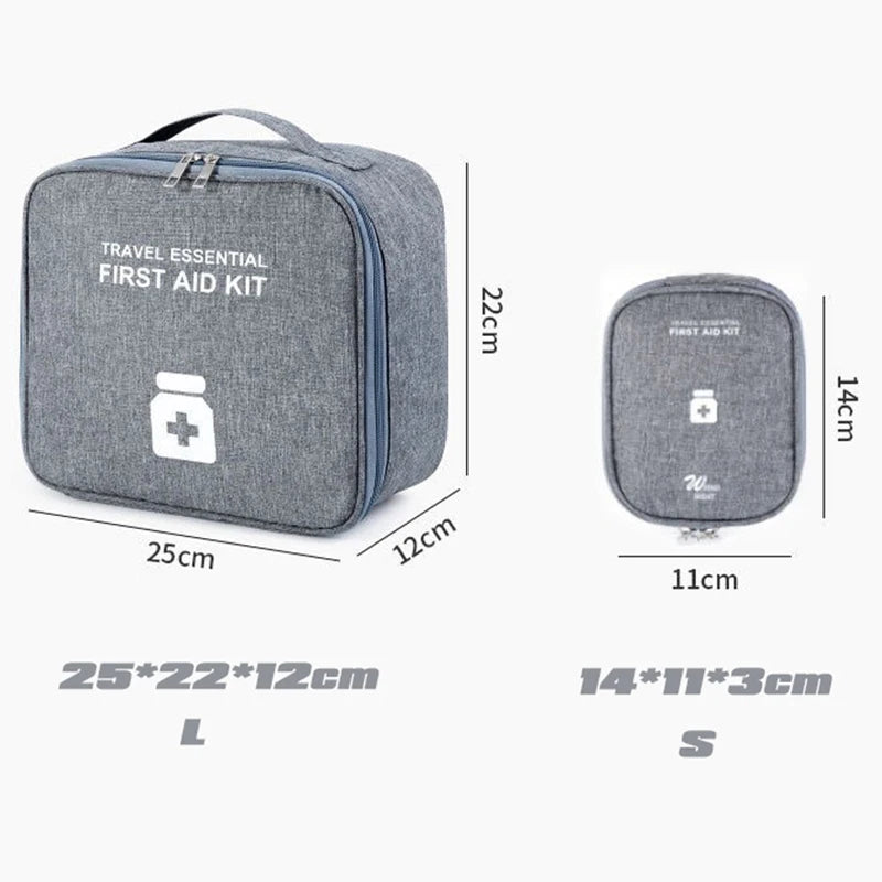 Home First Aid Kit Large Capacity Empty Medicine Storage Bag Portable Travel Medicine Box Survival Bag Emergency Bag For Car
