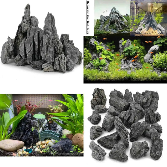 Hign-concerned Aquarium Rocks Seiryu Stone For Realistic Tank Landscaping Decor