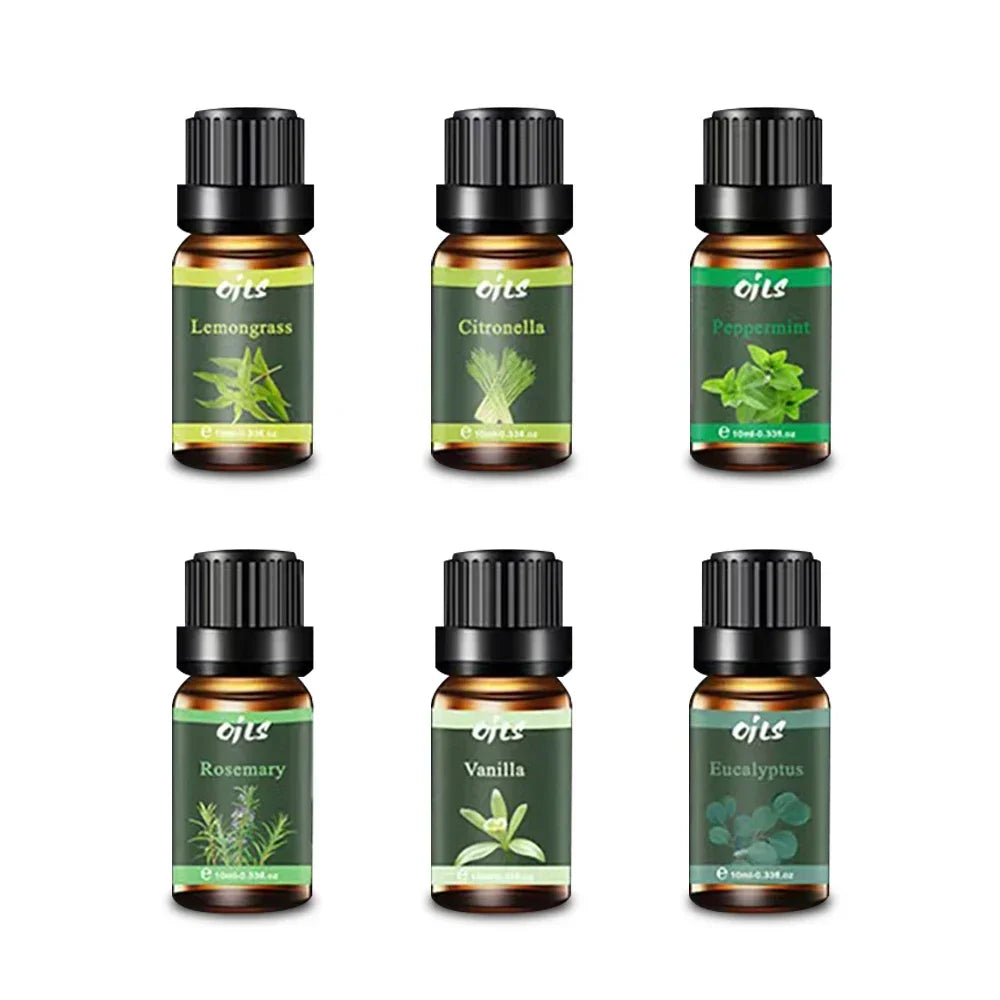 Hign-concerned Luxury Essential Oils Gift Set Vanilla Peppermint Eucalyptus