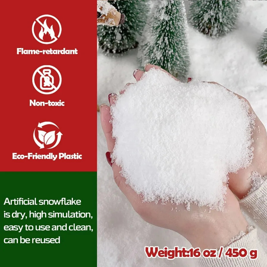 Artificial Snow For Christmas Village Winter Displays