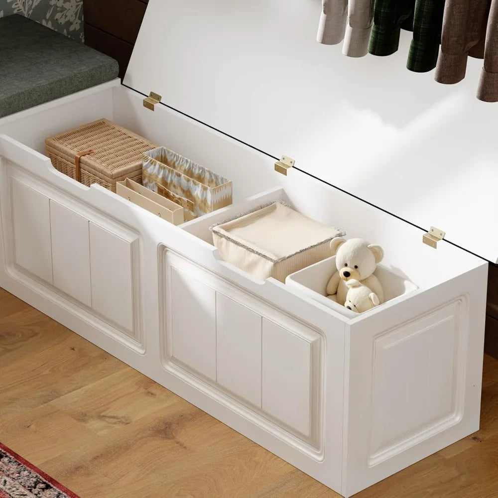 Corner Storage Nook Bench With Cushion For Kitchen Entryway