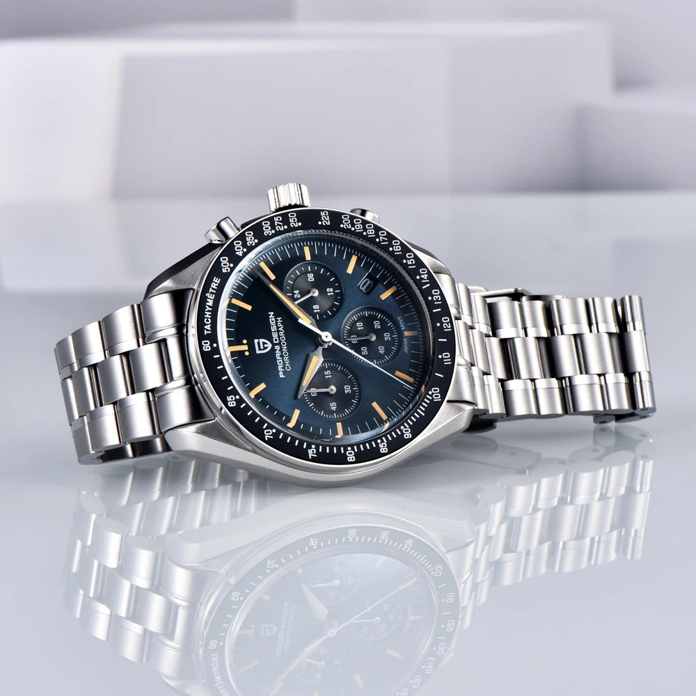 Pagani Design Moon V6 Mens Quartz Chronograph Watch