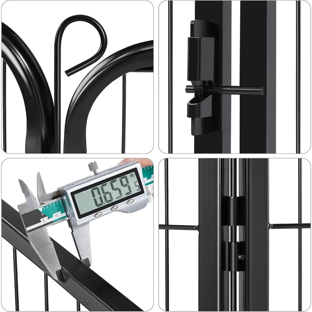 Dog Playpen Outdoor Puppy Exercise Pen Indoor Portable Pet Fence for Yard/RV Camping, 40 Inch 24 Panels