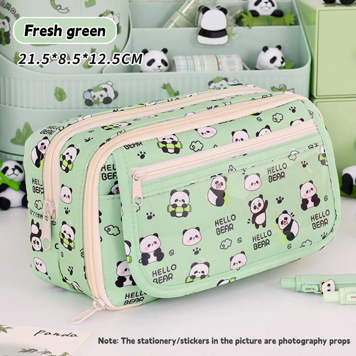 Dot Ding Kawaii Pencil Case Panda Design High Capacity
