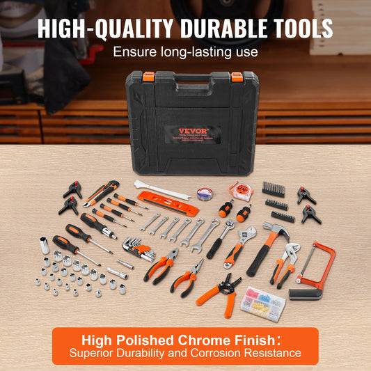 SucceBuy 216 Tool Kit For Home Repair And Automotive DIY