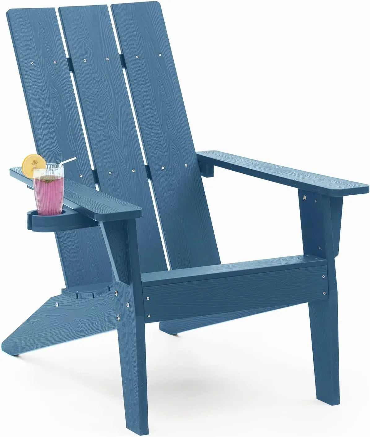 HUANZHUANG 4 Modern Adirondack Chairs Outdoor Furniture