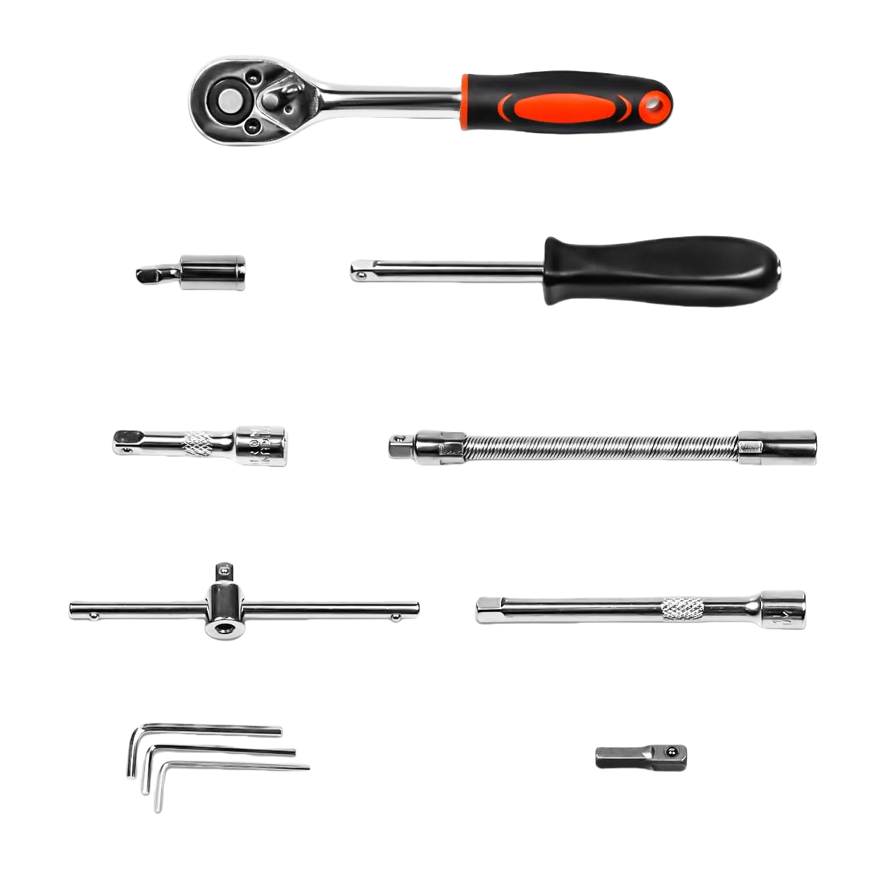 DIY Supplies 46 Piece Socket Set Ratchet Wrench Tool Kit