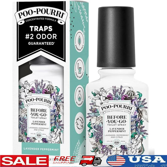 XMSJ Before You Go Toilet Spray Lavender Peppermint Citrus