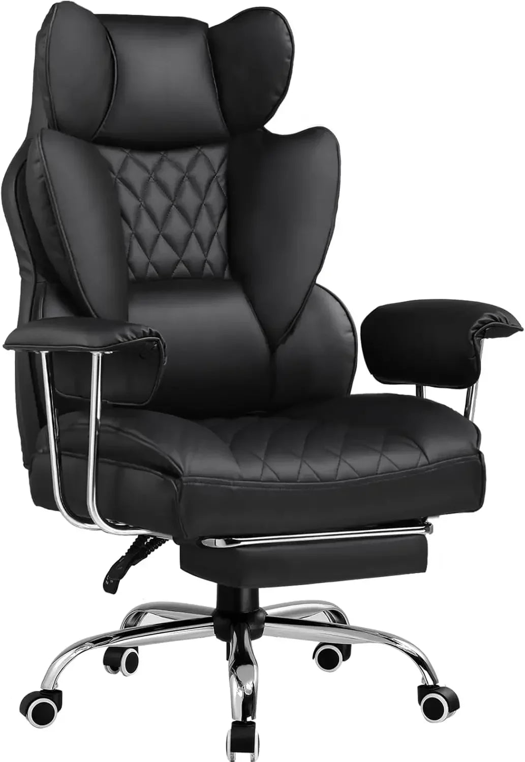 XMSJ Gaming Chair Ergonomic PU Leather Lumbar Support