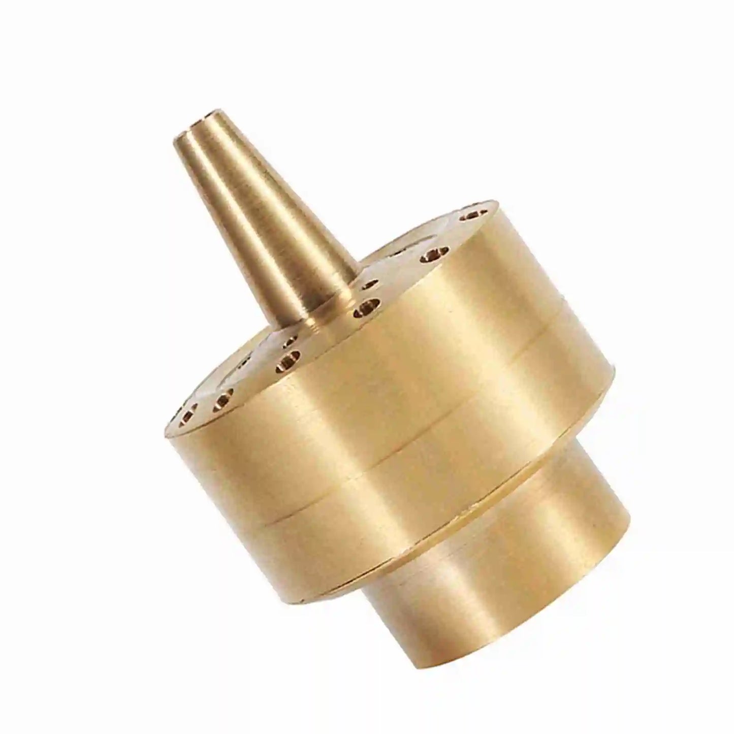 3/4" Brass Fountain Nozzle Column Garden Pond Fountain Water Nozzle Sprinkler Spray Head Gold