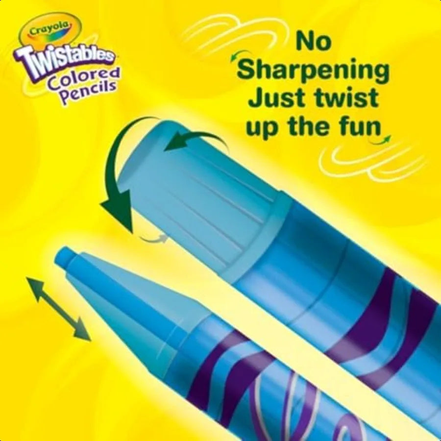 Hign-concerned Twistables Colored Pencil Set 50 Count