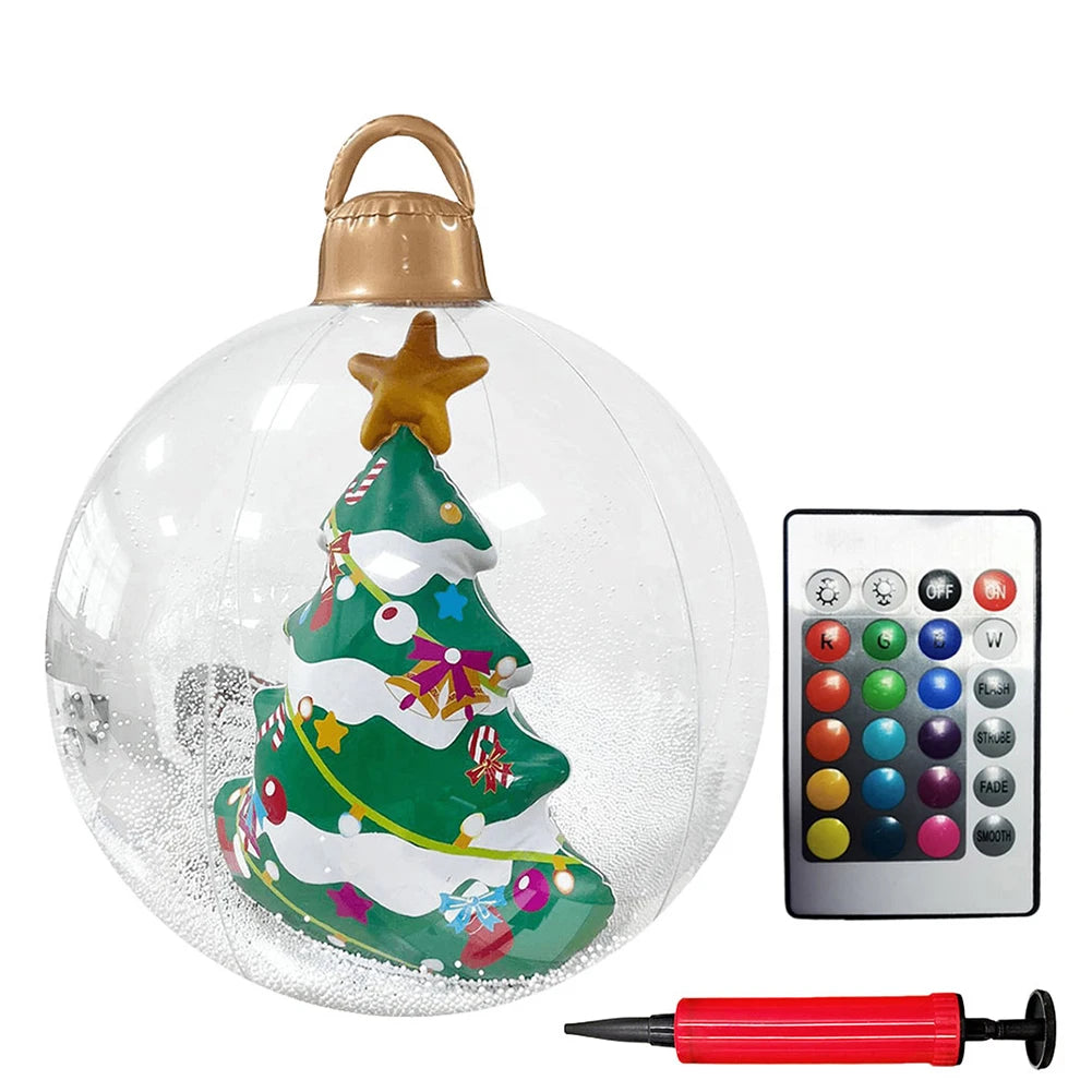 Shunmaii Inflatable Christmas Ball With LED Light Remote Control