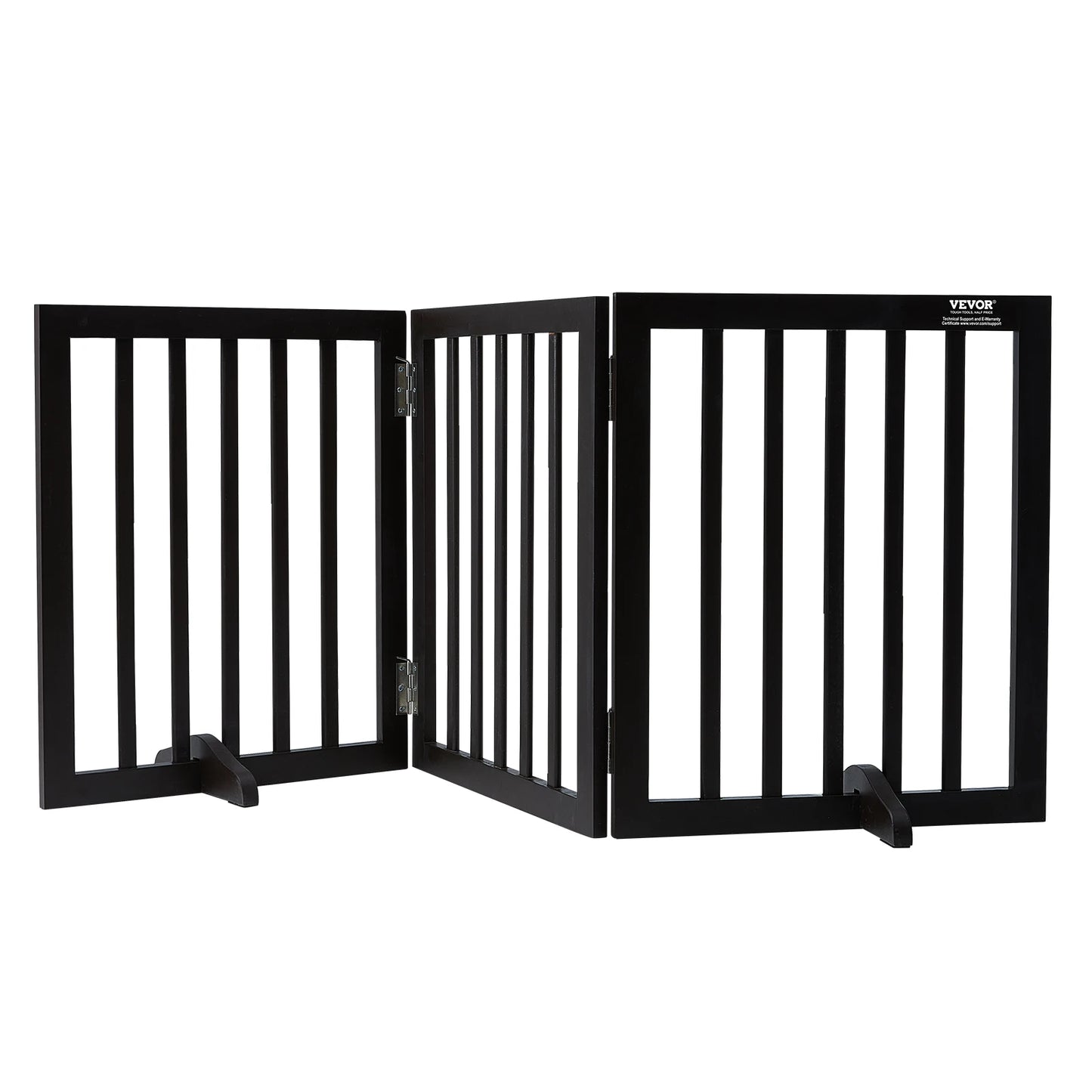SucceBuy Free Standing Dog Gate Foldable Expandable Barrier