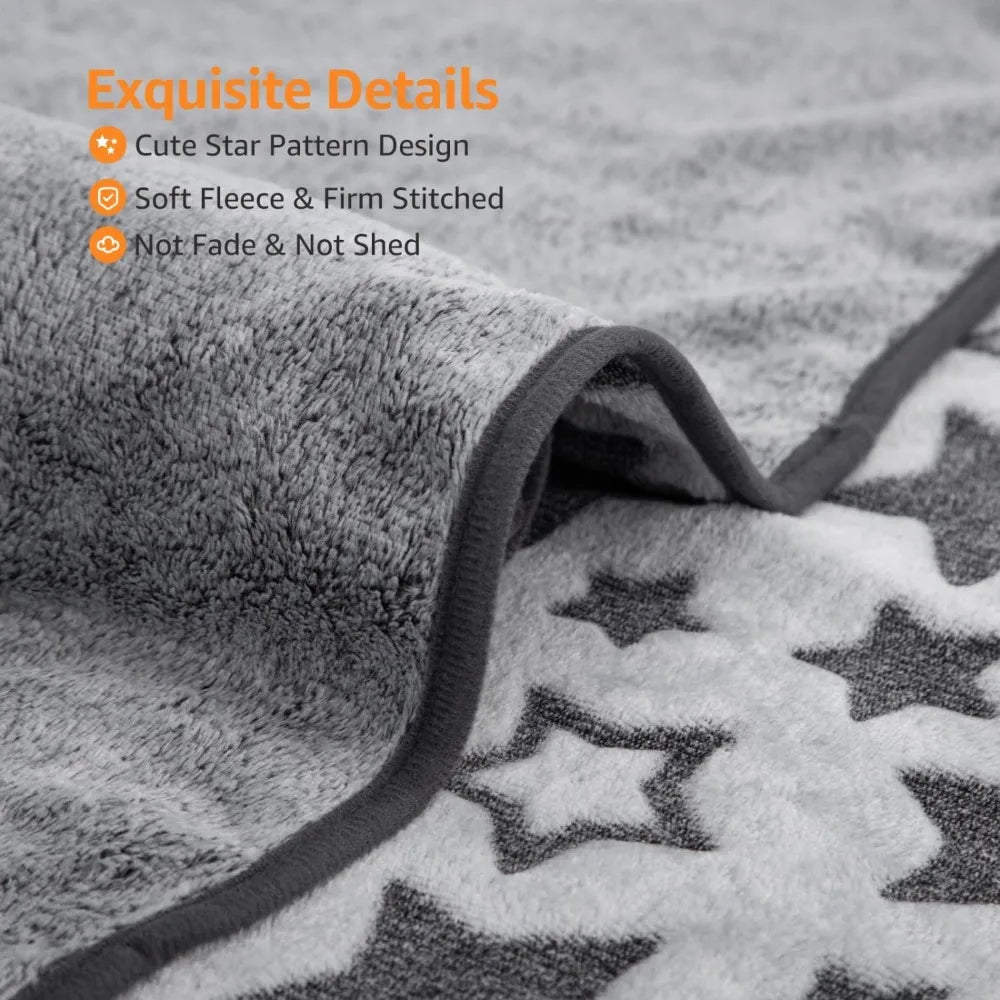 Nobleza Warm Pet Blanket Set Waterproof Reversible Fleece