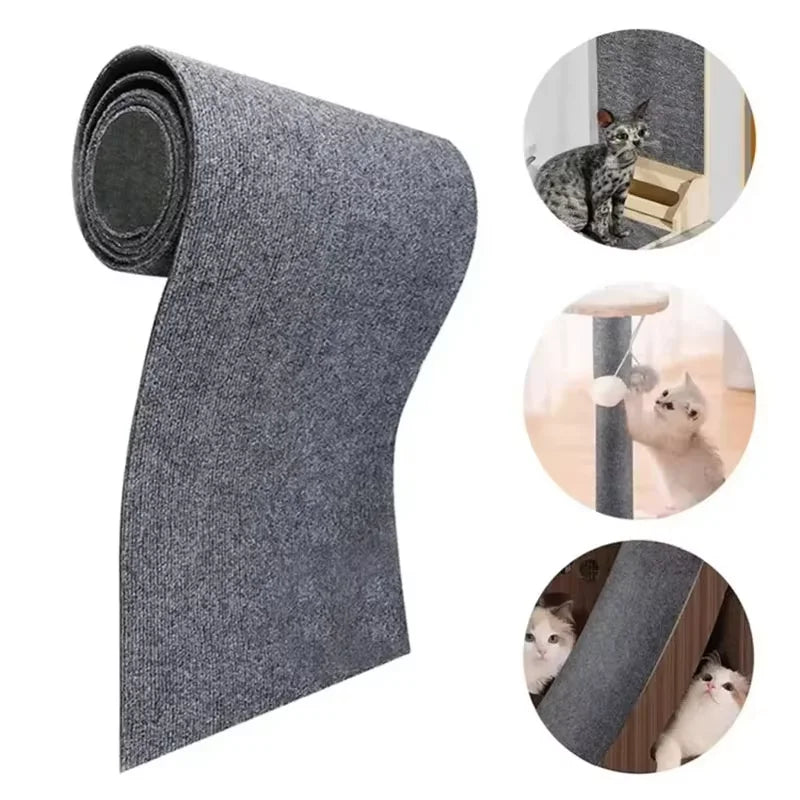 VKTECH Self Adhesive Cat Scratching Mat Sofa Protector DIY Cat Scratcher Shield For Cats