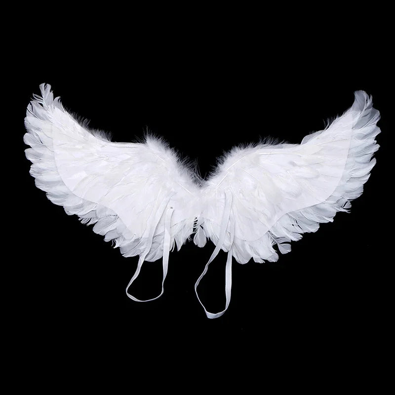 Guangdong Angel Feather Wings For Party Cosplay With Elastic Straps